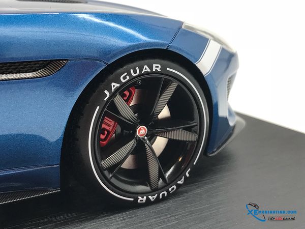 TS0035 MH TOPSPEED 1:18 JAGUAR F-TYPE PROJECT 7 CONCEPT ECURIE BLUE