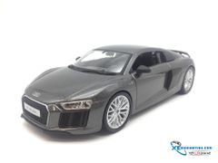 XE MÔ HÌNH AUDI R8 V10 PLUS 1:24 MAISTO (XÁM)