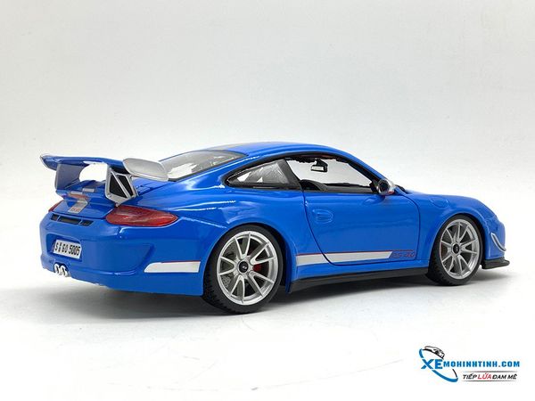 Porsche 911 Gt3RS 1:18 Bburago ( Xanh dương )