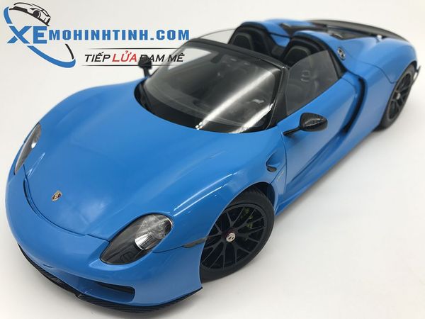 1/18 PORSCHE 918 SPYDER WEISSACH PACKAGE (RIVIERA BLUE)