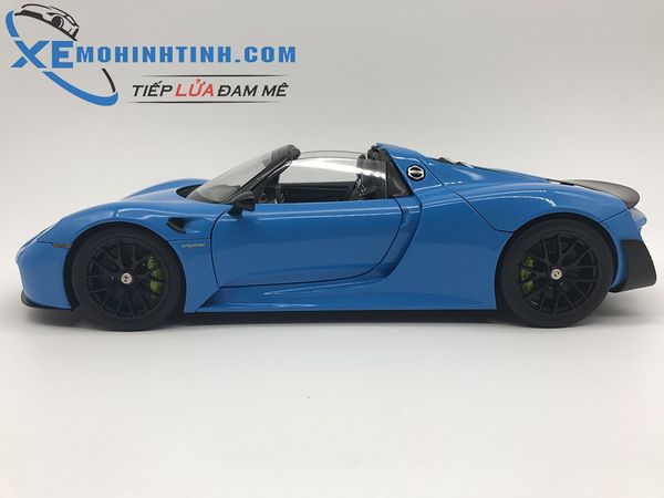 1/18 PORSCHE 918 SPYDER WEISSACH PACKAGE (RIVIERA BLUE)