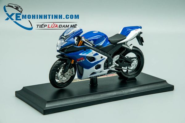 Xe Mô Hình Suzuki Gsx-R1000 1 1:18 Maisto (Xanh Dương)