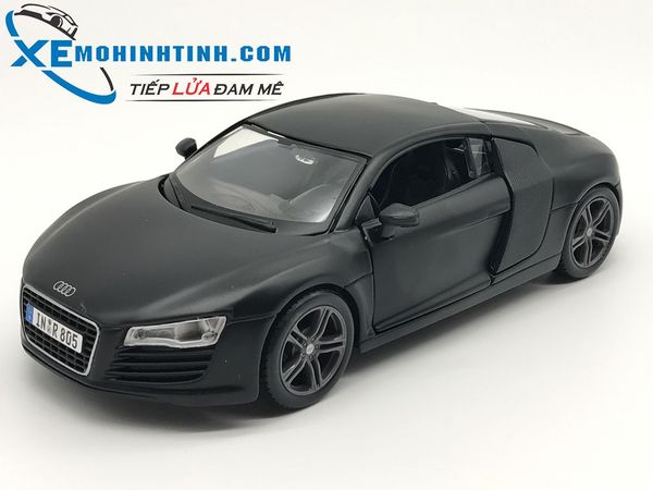 XE MÔ HÌNH AUDI R8 1:24 MAISTO (ĐEN)