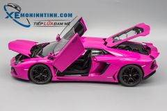 XE MÔ HÌNH LAMBORGHINI AVENTADOR 1:18 AUTOART (HỒNG)