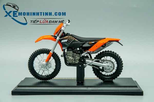 XE MÔ HÌNH KTM 450 EXC 1:18 MAISTO (CAM)