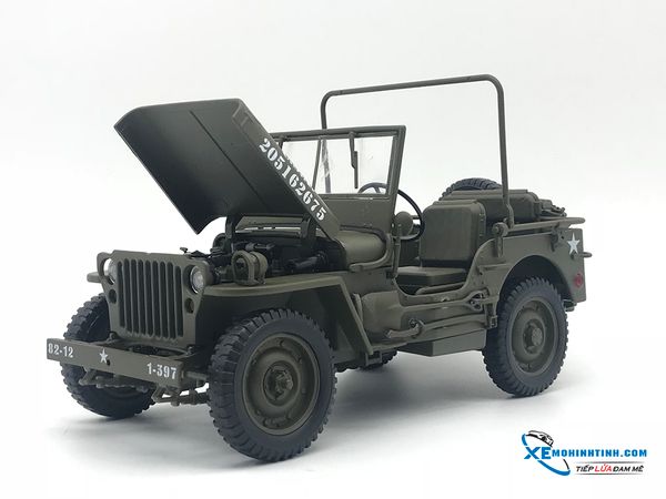 18055B MH WELLY FX JEEP 1941 WILLYS MB 1:18 (QUÂN ĐỘI)