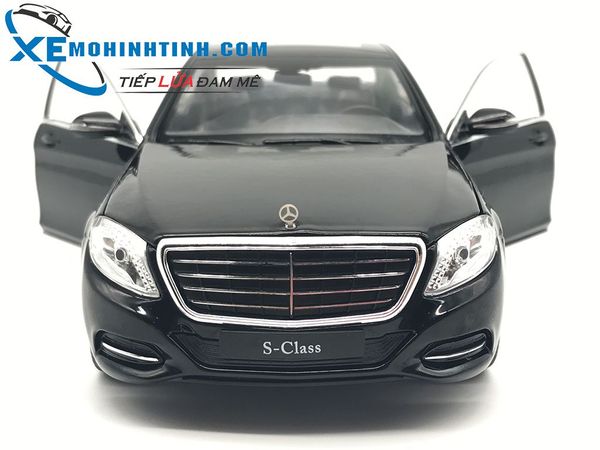 Xe Mô Hình Mercedes-Benz S500 1:24 Welly (Đen)