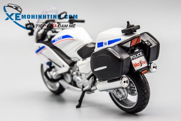 Xe Mô Hình Yamaha Fjr 1300 Police 1:18 Maisto (Trắng)