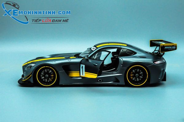 XE MÔ HÌNH MERCEDES-AMG GT3 PRESENTATION CAR AUTOART (XÁM)