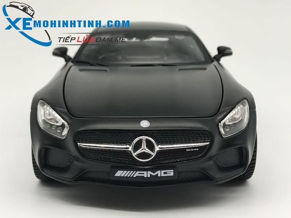 XE MÔ HÌNH MERCEDES-BENZ AMG GT 1:24 MAISTO (ĐEN NHÁM)