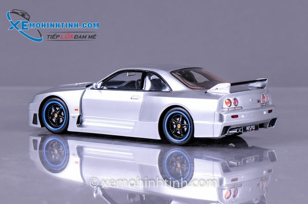 Xe Mô Hình Nismo Gtr-Lm R33 1:18 Otto (Bạc)