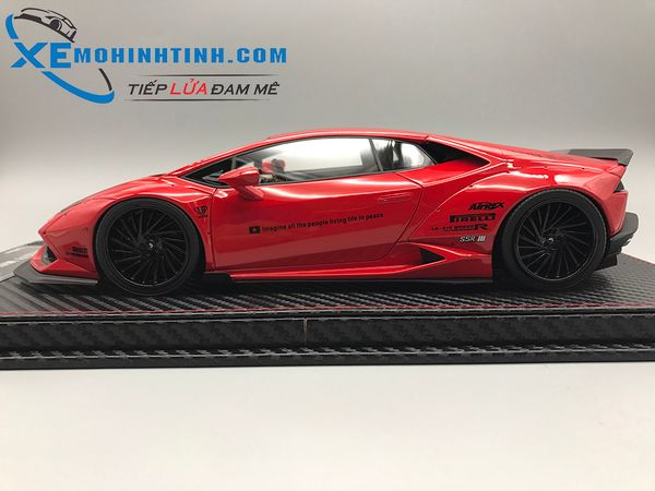 XE MÔ HÌNH LAMBORGHINI HURACAN LIBERTY WALK 1:18 GSMODEL (ĐỎ)