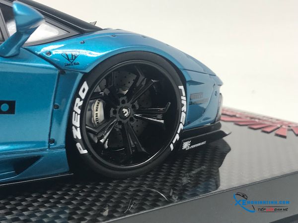 Lamborghini Aventador Liberty Walks Roadster Super S 1:18 (Xanh)