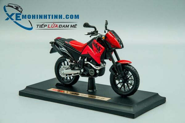 XE MÔ HÌNH KTM 640 DUKE II 1:18 MAISTO (ĐỎ)