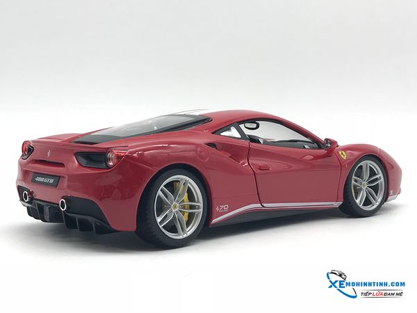 18-76102 MH BBURAGO FERRARI 488 GTB LIMITED EDITION 70th 1:18 (ĐỎ)