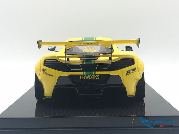 JS01-02 MH J's MODELS 1:18 LB-WORKS Mclaren 650S (YELLOW)