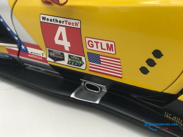 1/18 CHEVROLET CORVETTE C7.R LIME ROCK 2016 WINNER #4