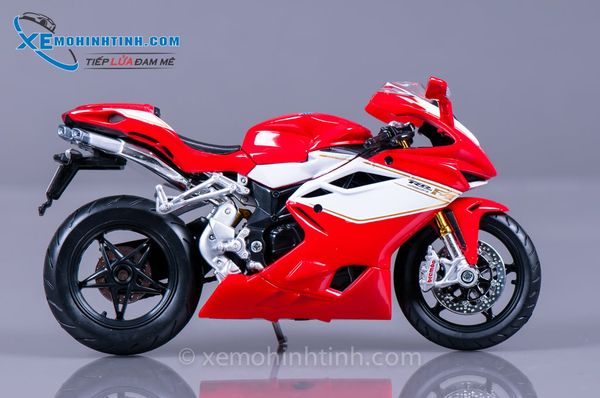 XE MÔ HÌNH MV AGUSTA F4 RR 2012 1:12 MAISTO (ĐỎ)