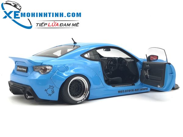 1:18 ROCKET BUNNY TOYOTA 86 (METALLIC SKY BLUE/BLACK WHEELS)