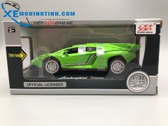 XE MÔ HÌNH LAMBORGHINI VENENO 1:32 DOUBLE HORSES (XANH)