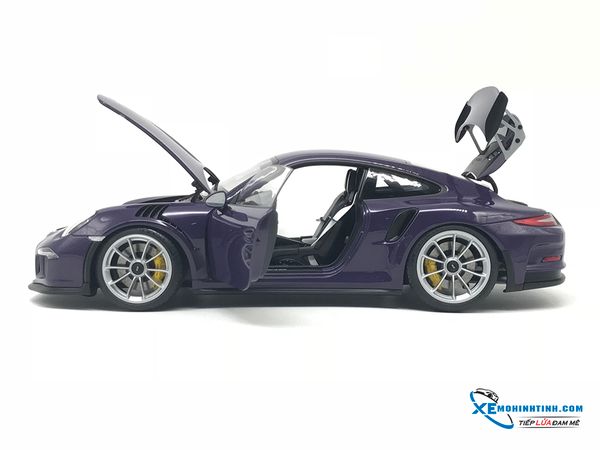 1/18 PORSCHE 911(991) GT3 RS (ULTRAVIOLET/SILVER WHEELS)