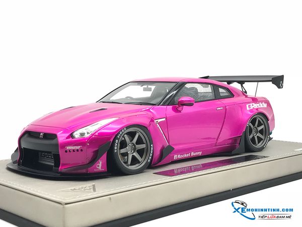 IM003 MH 1:18 MAKEUP NISSAN R35-GTR ROCKET BUNNY FLASH PINK