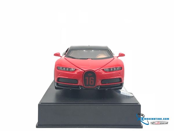 MH BUGATTI CHIRON 1:32 ( ĐỎ ĐEN)