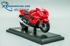 XE MÔ HÌNH KAWASAKI NINJA ZX-14R 1:18 MAISTO (ĐỎ)