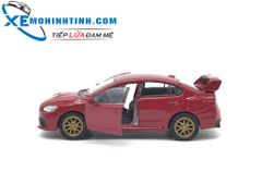 HỘP XE MÔ HÌNH Subaru Impreza WRX STI WELLY 1:36 (Đỏ)