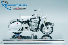 XE MÔ HÌNH HARLEY DAVIDSON 1966 FLH ELECTRA GLIDE 1:18 MAISTO (TRẮNG ĐEN)