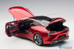 XE MÔ HÌNH LEXUS LC 500 (METALLIC RED/DARK ROSE INTERIOR) 1/18 AUTOART