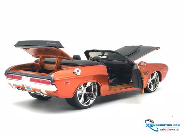 Xe Mô Hình Dodge Challenger R / T Convertible 1970 1:24 Maisto All Star ( Cam )