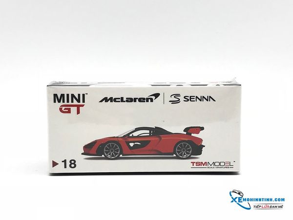 Xe mô hình McLaren Senna Mira 1:64 Mini GT & TSM ( Cam )