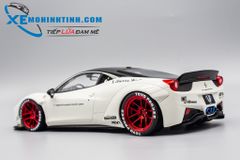 XE MÔ HÌNH FERRARI 458 LB PERFORMANCE 1:18 AGU (TRẮNG)