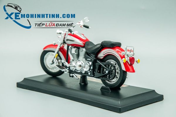 XE MÔ HÌNH YAMAHA ROAD STAR 2001 1:18 MAISTO (ĐỎ