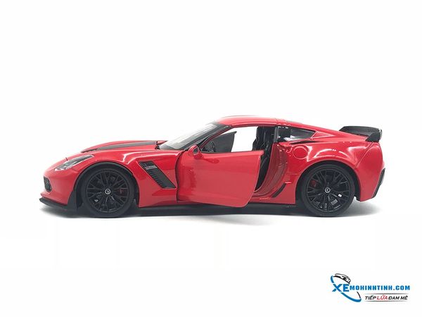 Chevrolet Corvette Z06 2017 1:24 Welly ( Đỏ Tươi )