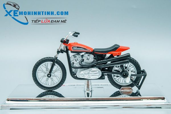 XE MÔ HÌNH HARLEY DAVIDSON 1972 XR750 Racing Bike 1:18 MAISTO (CAM)