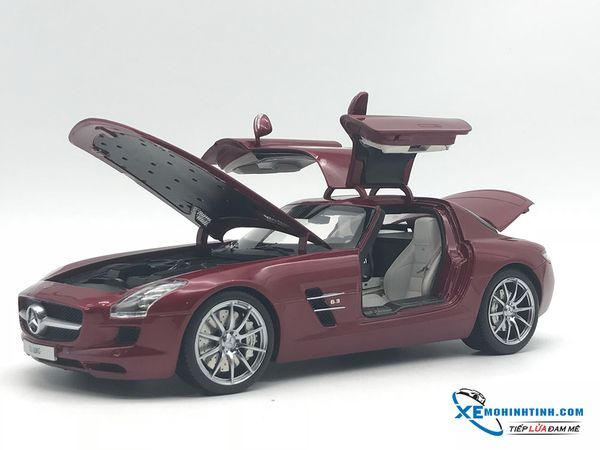 XE MÔ HÌNH MERCEDES-BENZ SLS AMG 1:18 GTAUTOS (ĐỎ)