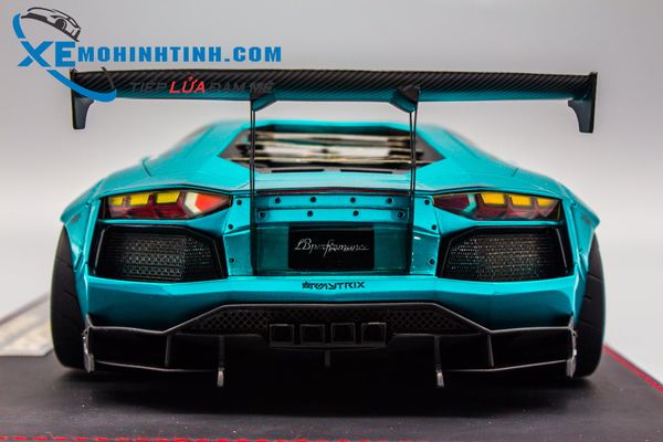 Xe Mô Hình Lamborghini Aventador Lb 1:18 Resin (Xanh)