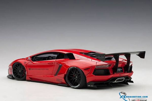 XE MÔ HÌNH LIBERTY WALK LB-WORKS LAMBORGHINI AVENTADOR (RED) 1/18 AUTOART