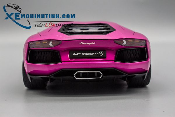 XE MÔ HÌNH LAMBORGHINI AVENTADOR 1:18 AUTOART (HỒNG)