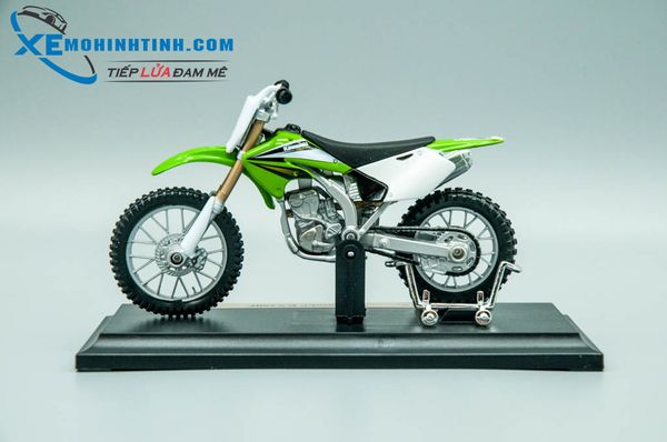 Xe Mô Hình Kawasaki Kx250F 1:18 Maisto (Xanh Lá)