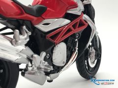 XE MÔ HÌNH MV AGUSTA BRUTALE 1090RR 1:12 MAISTO (ĐỎ BẠC)