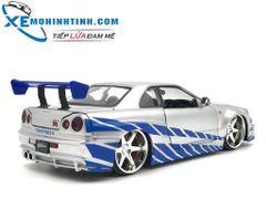 Brian'S Nissan Skyline Gt-R 1:24 (Bạc)