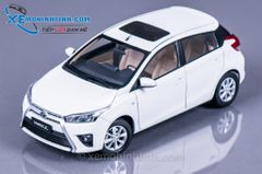 XE MÔ HÌNH TOYOTA YARIS 1:18 PAUDI (TRẮNG)