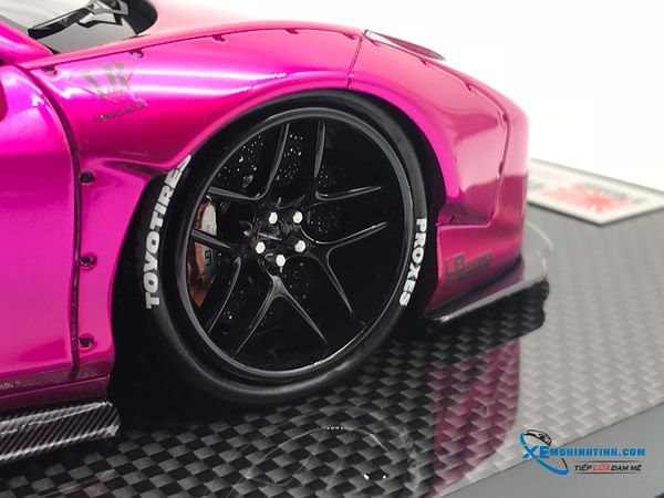 Ferrari 458 LB Roadster Liberty Walk 1:18 (Hồng)