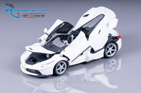 Xe Mô Hình Ferrari Laferrari 1:18 Bburago (Trắng)