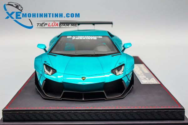 Xe Mô Hình Lamborghini Aventador Lb 1:18 Resin (Xanh)