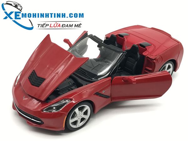 XE MÔ HÌNH CORVETTE STINGRAY 2014 1:24 (ĐỎ)