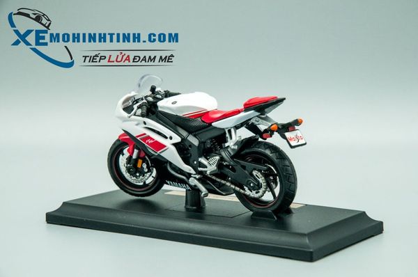 Xe Mô Hình Yamaha Fzf-R6 1:18 Maisto (Trắng)